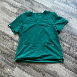 Womens hunter green limited edition scrub top